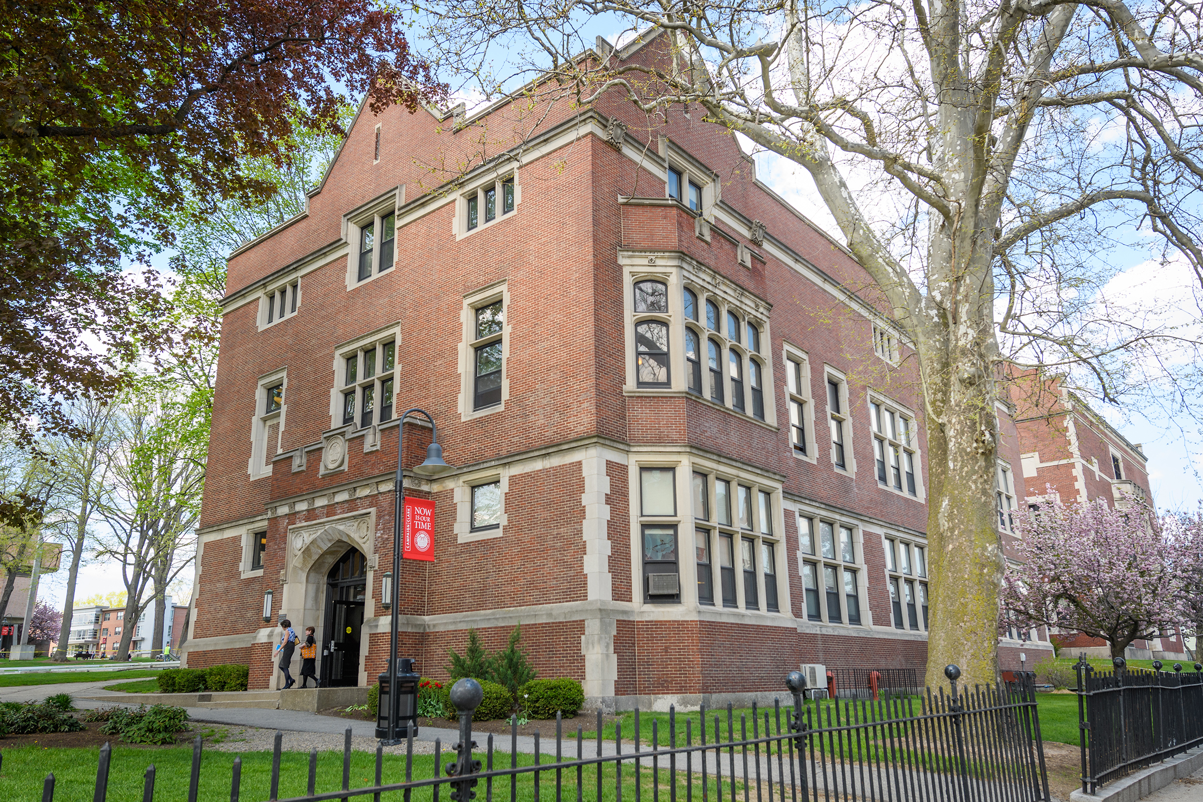 Geography Building - spring scene