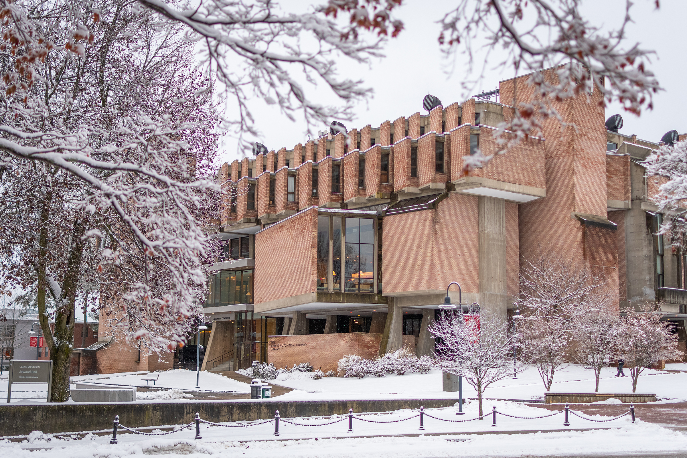 Goddard Library - winter scene
