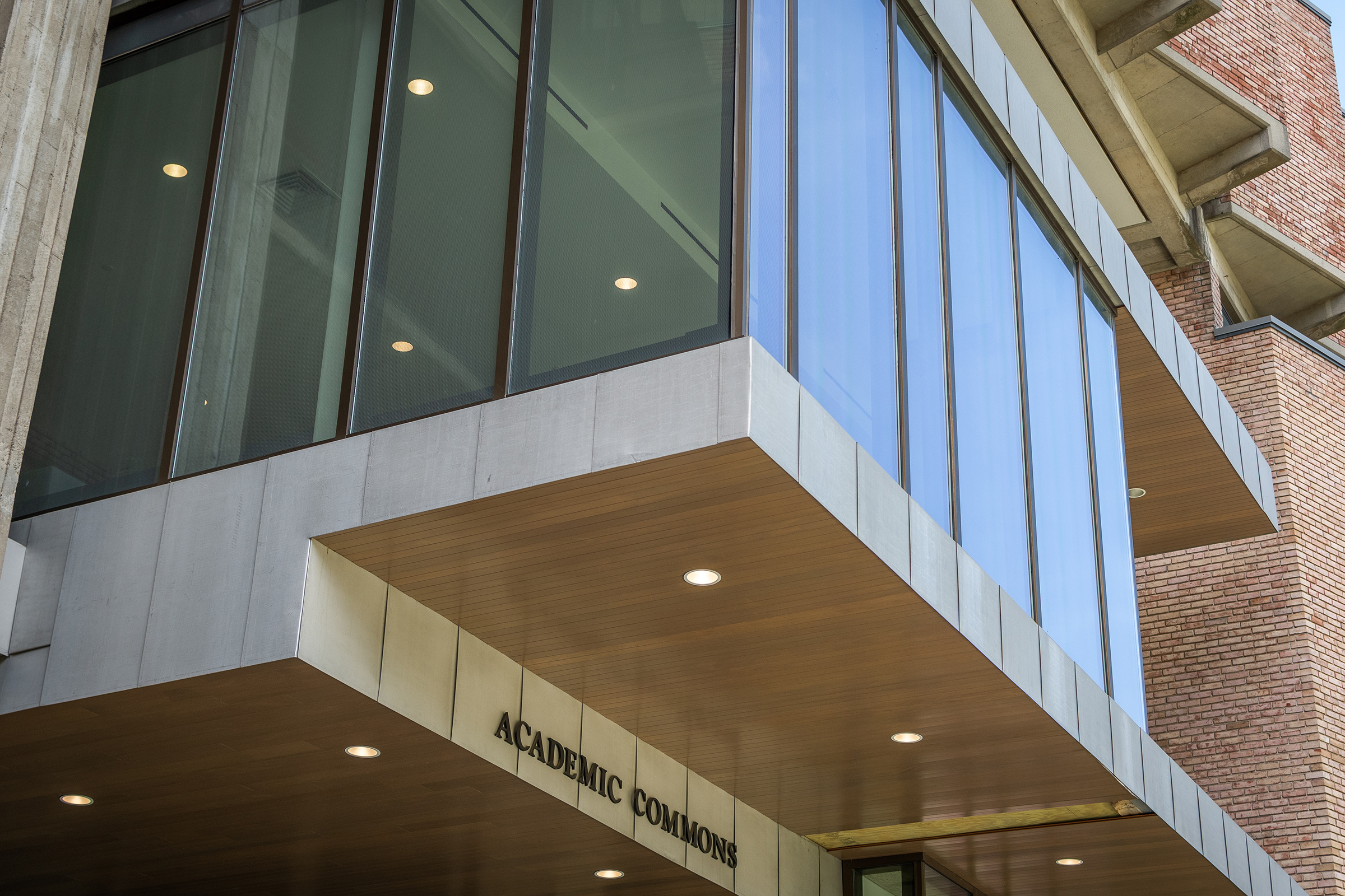 Goddard Library - academic commons signage