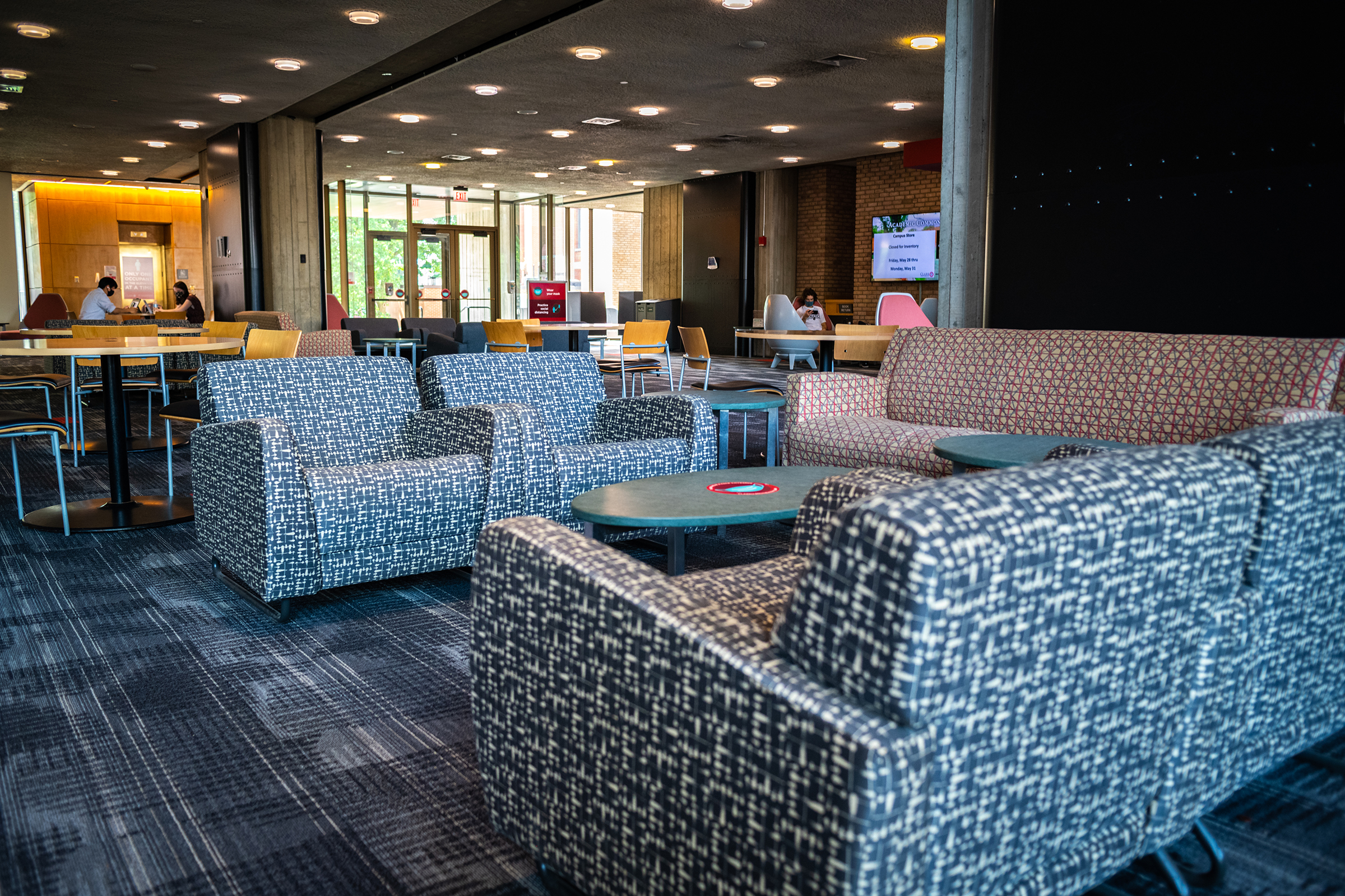 Goddard Library -  couches in lounge