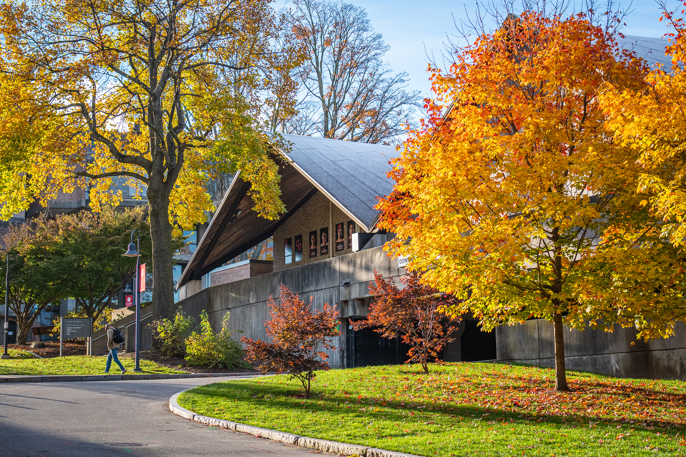 Kneller Athletic Center - fall scene