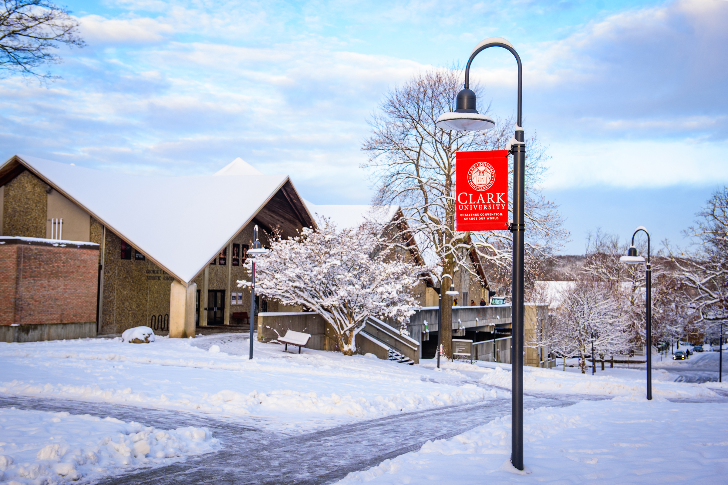 Kneller Athletic Center - winter scene