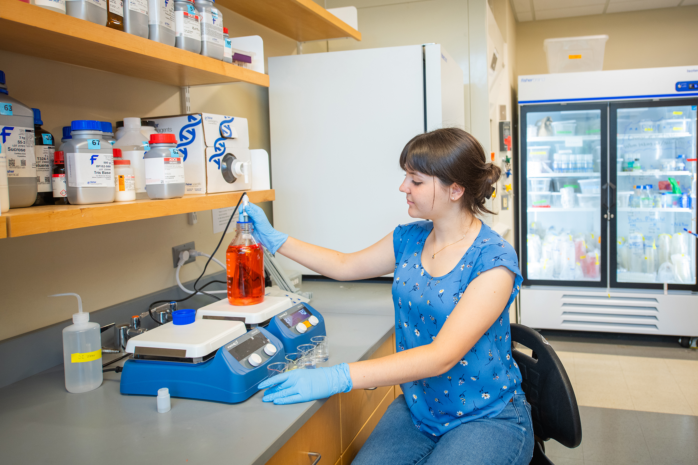 Lasry Center for BioScience lab area