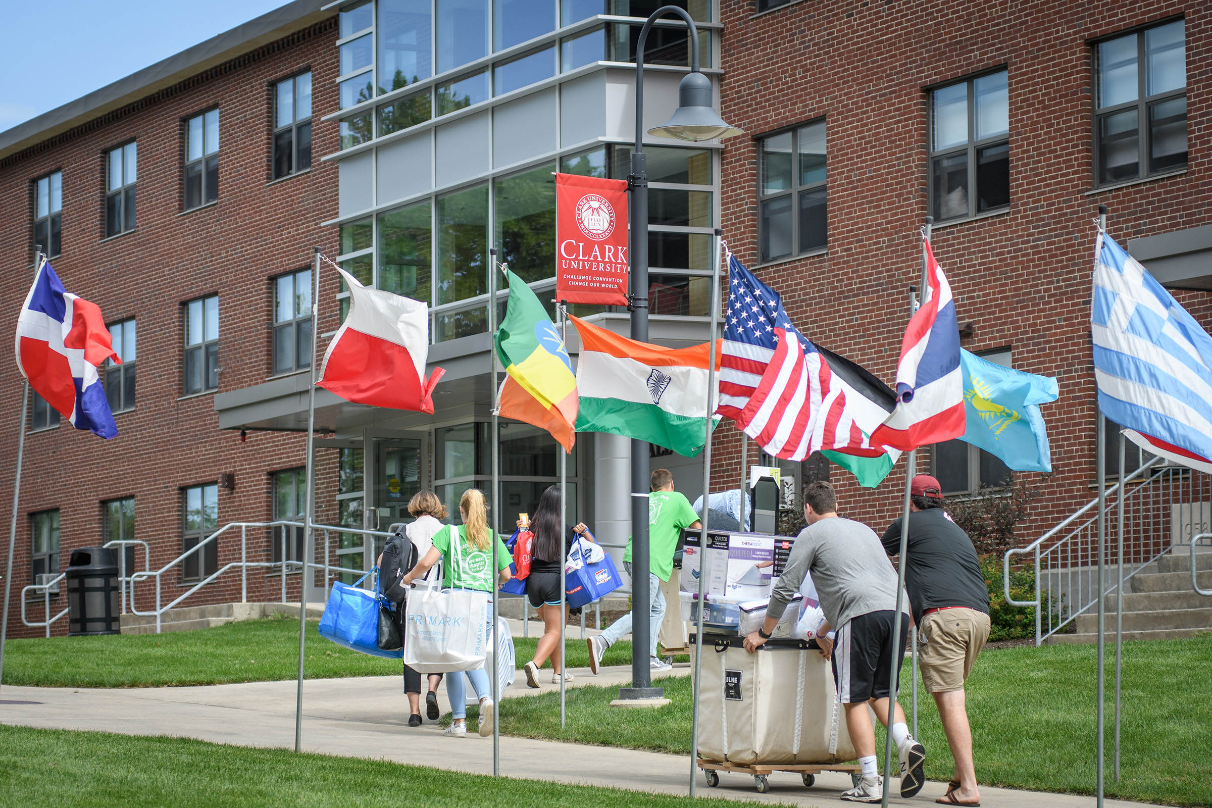 Wright Residence Hall - move in day