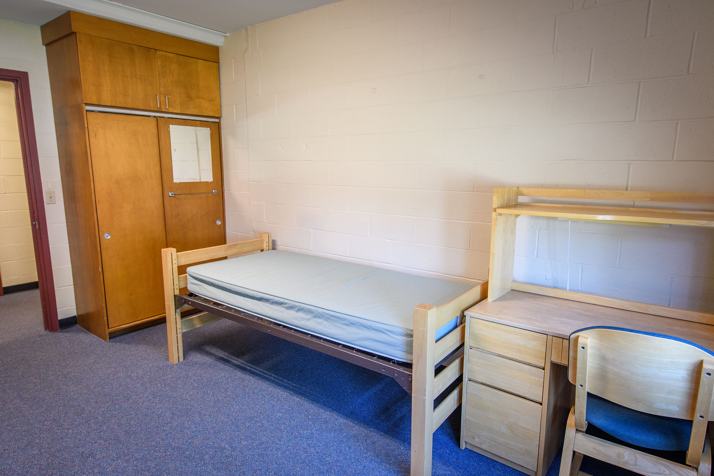 Wright Residence Hall bedroom