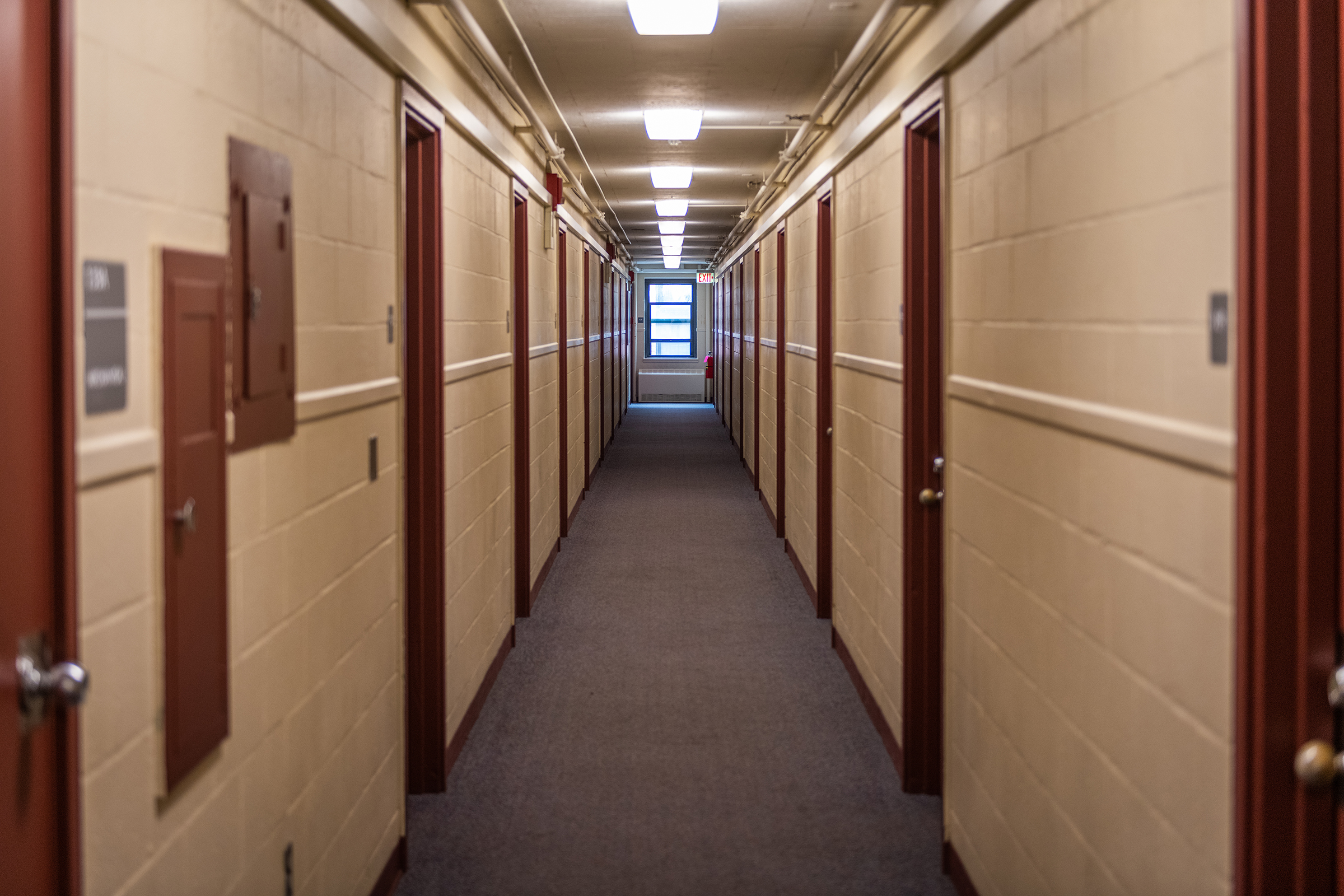 Wright Residence Hall - hallway