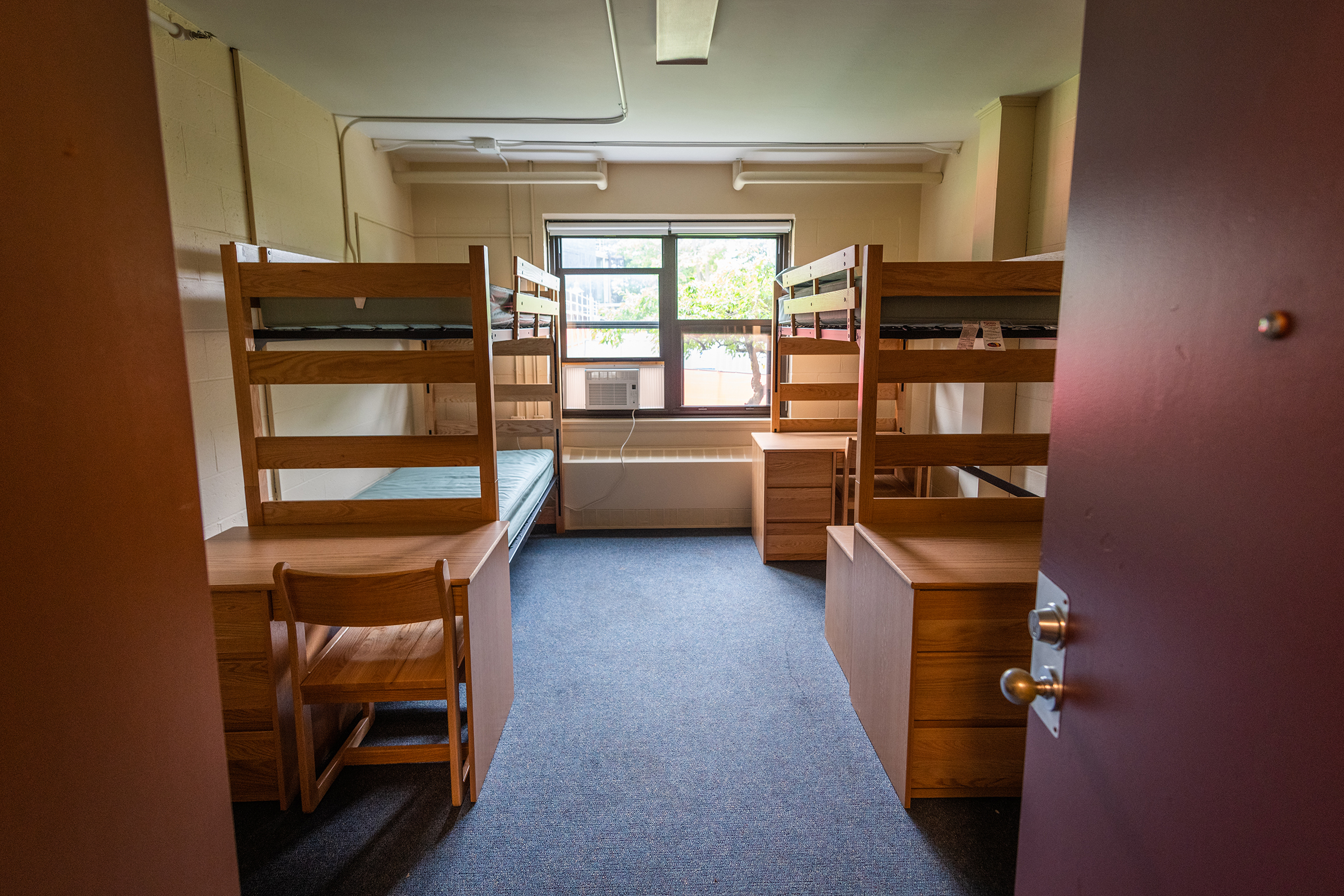 Wright Residence Hall bedroom area