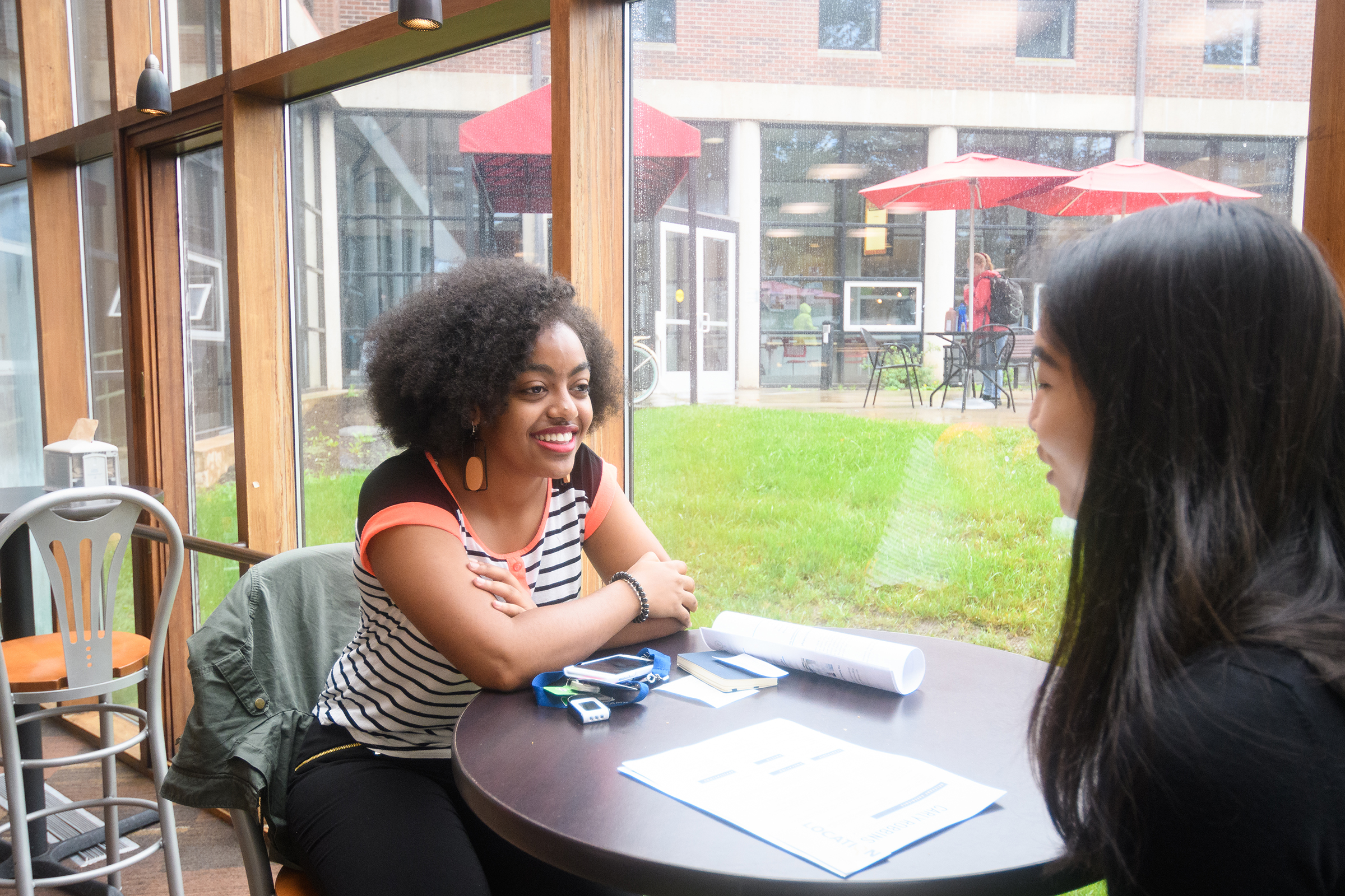 the Bistro - inside seating by windows