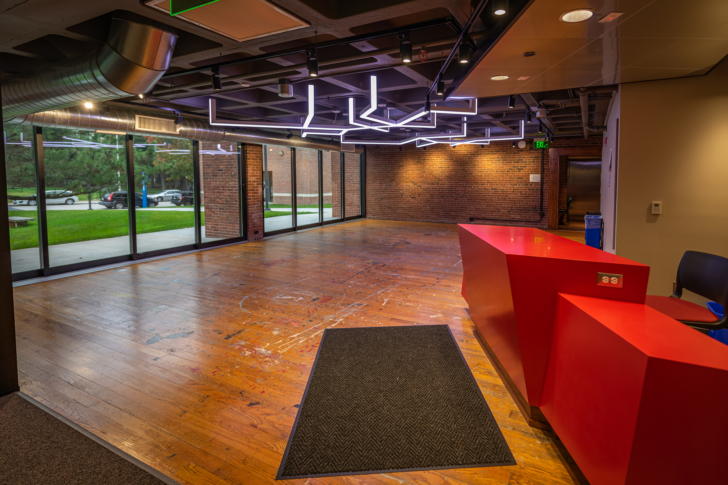 Little Center and Michelson Theater - outside room