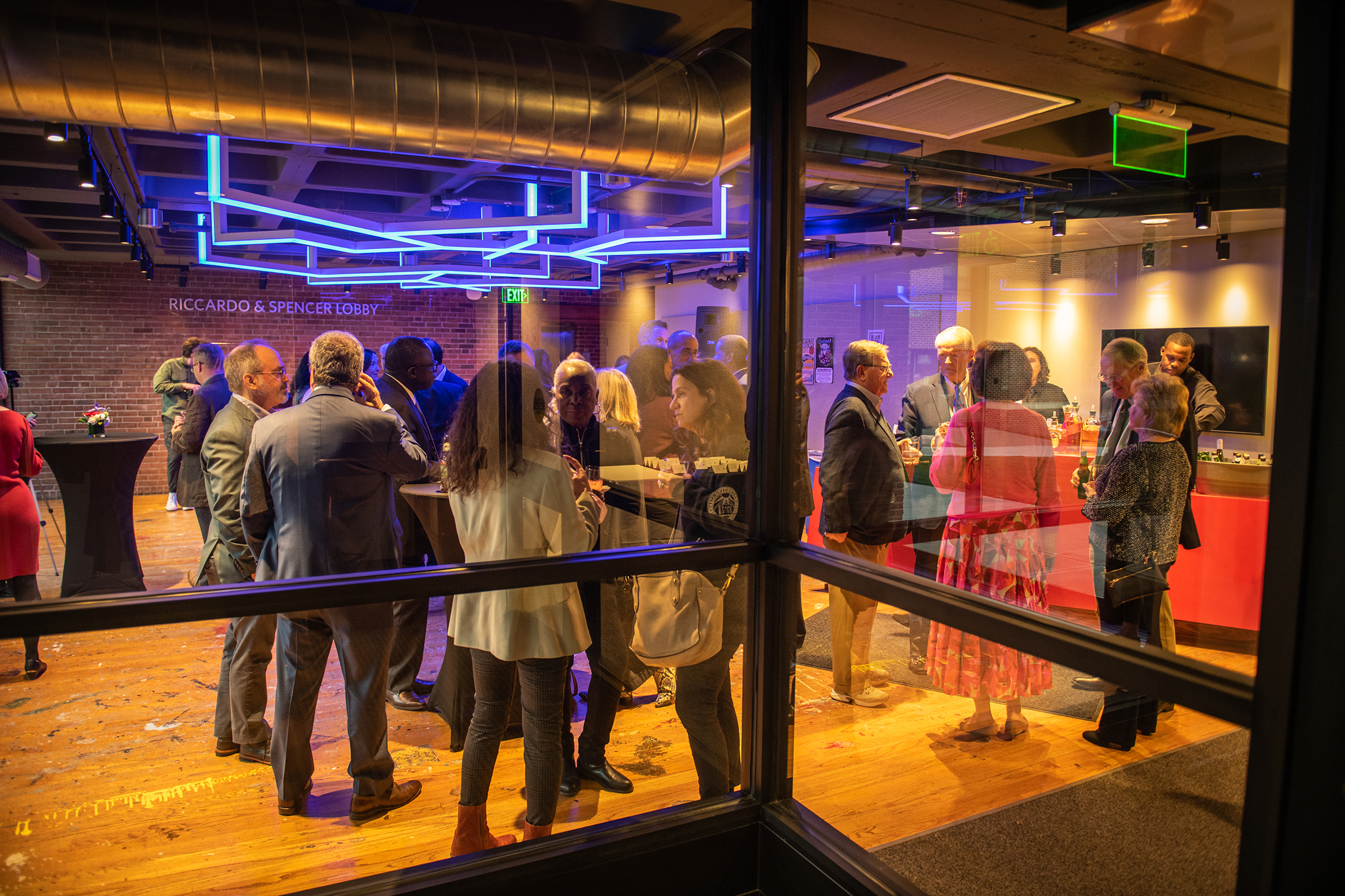 Little Center and Michelson Theater reception