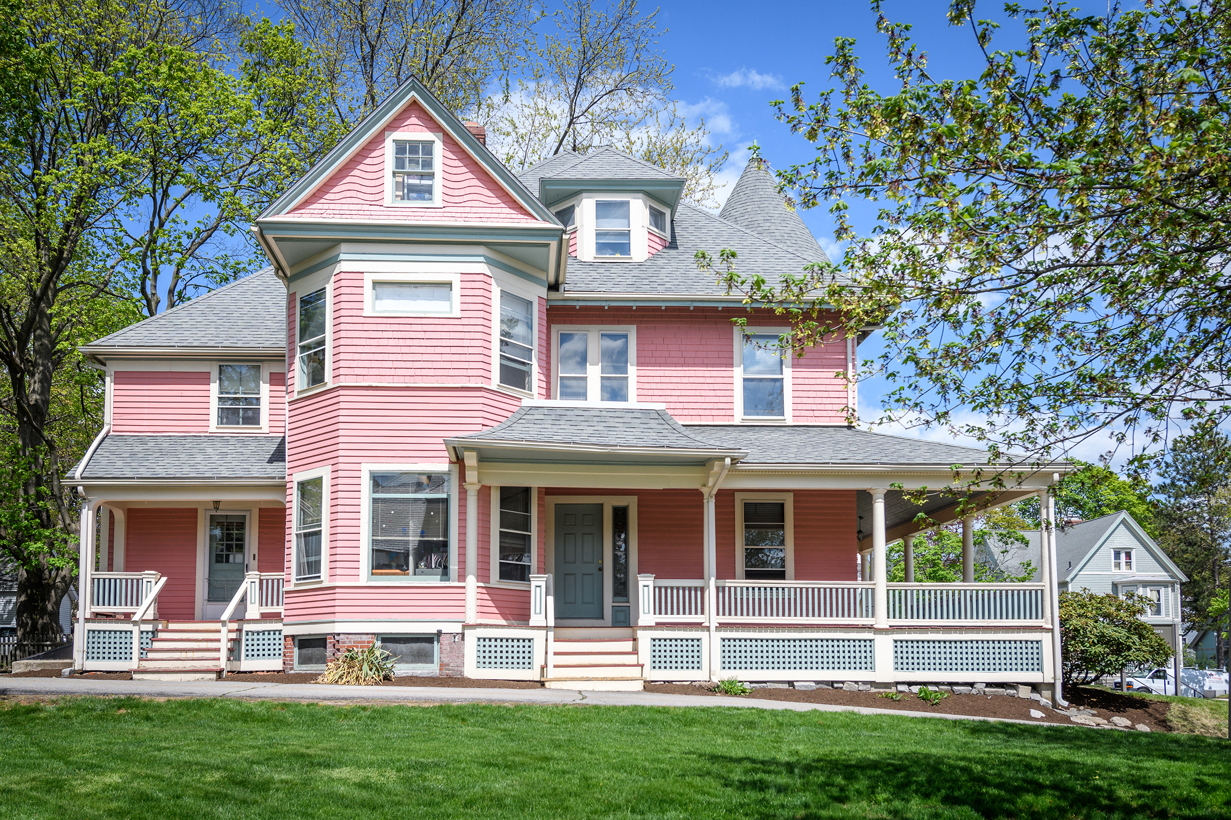 Graduate admissions - pink house