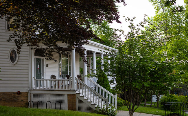 International Development, Community and Environment House - front porch