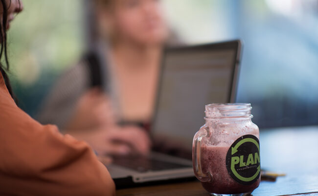 International Development, Community and Environment House - Planet jar with drink in it