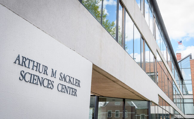 Arthur M. Sackler Sciences Center signage