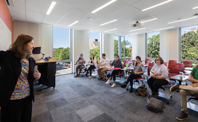 Shaich Family Alumni and Student Engagement Center (ASEC) - class room