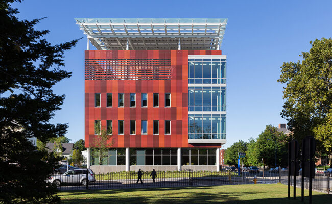 Shaich Family Alumni and Student Engagement Center (ASEC) side view