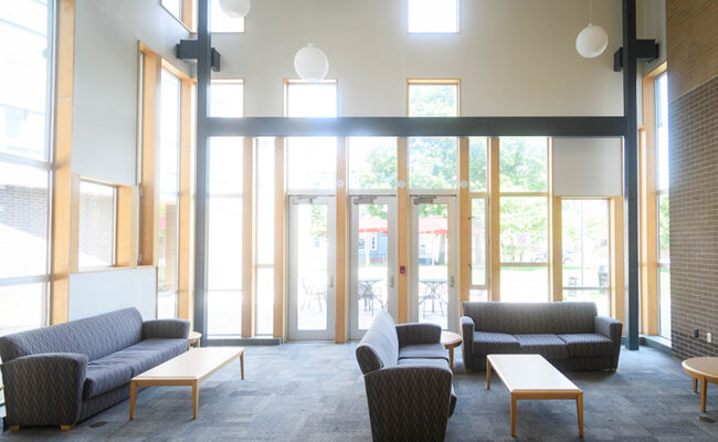 Blackstone Residence Hall - lobby area