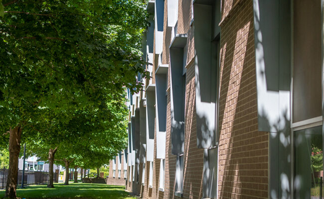 Blackstone Residence Hall - side view