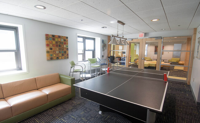 Bullock Residence Hall - ping pong table