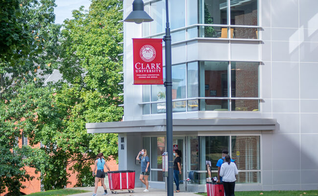 Bullock Residence Hall - - clark signage