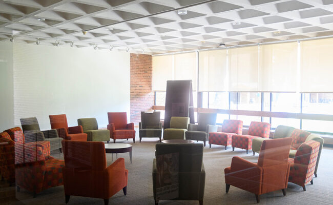 Dana Commons - chairs set in round setting