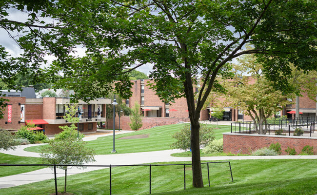 Dana Hall ramps to buildings