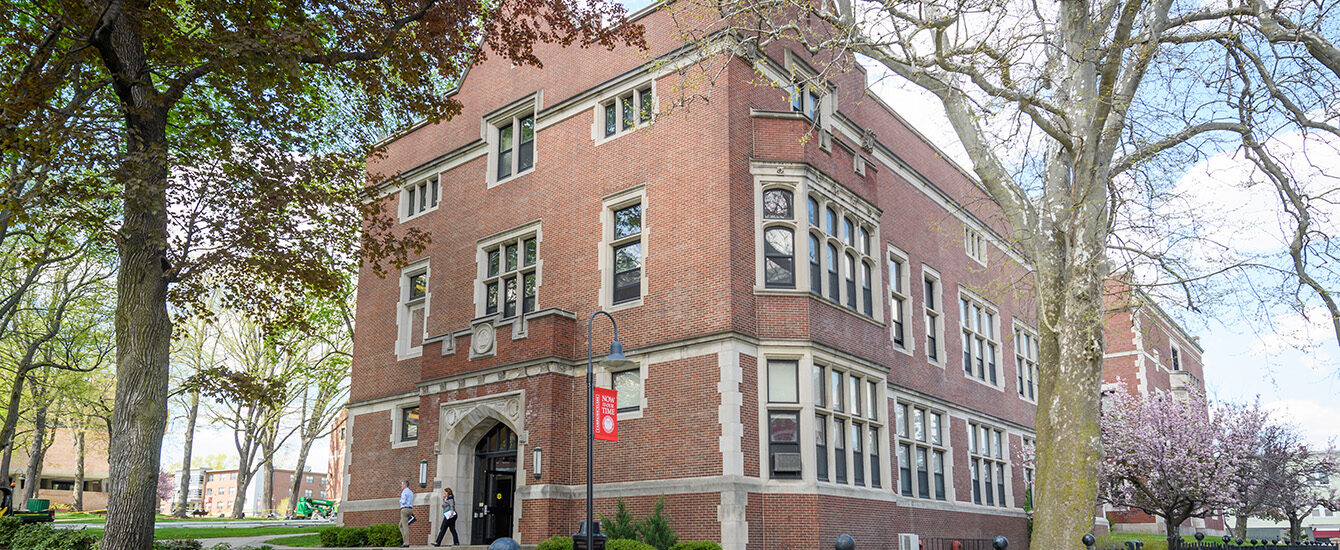 Geography Building - front door