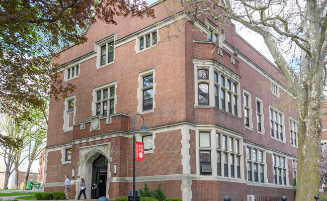 Geography Building - front door