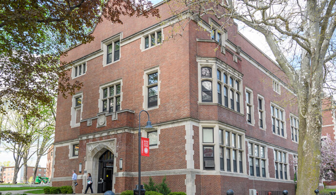 Geography Building - front door