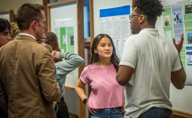 Poster Day for Geography Building