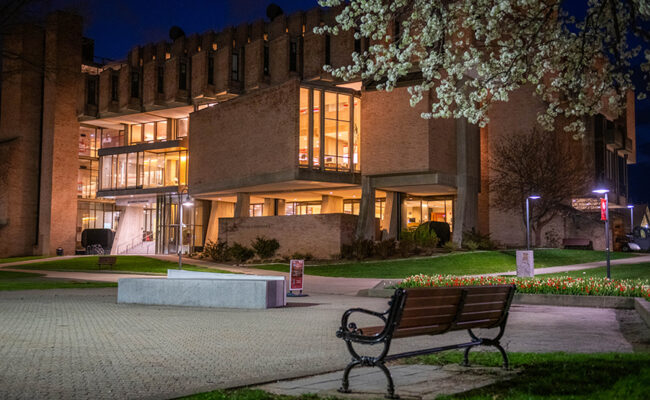 Gordan Library - night scene