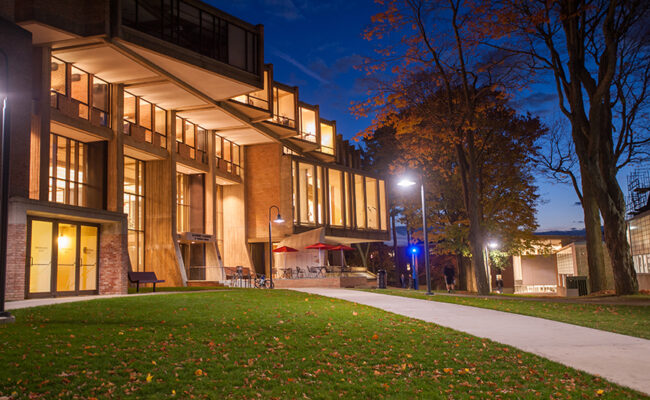 Gordan Library - night time