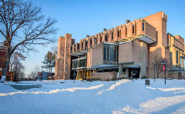 Gordan Library - winter scene