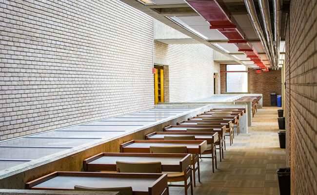 Gordan Library - student desks