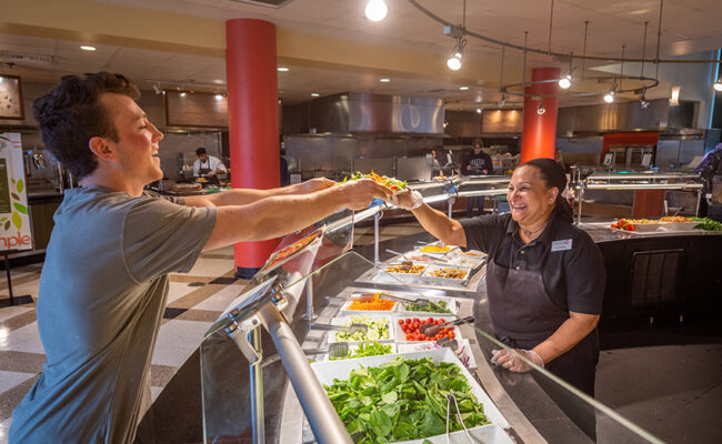 Higgins University Center - cafeteria