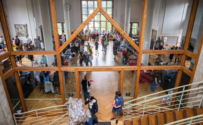 Higgins University Center great hall