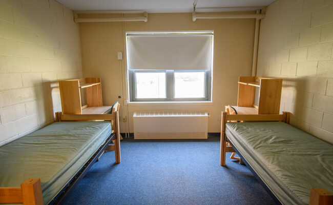 Wright Residence Hall dorm room