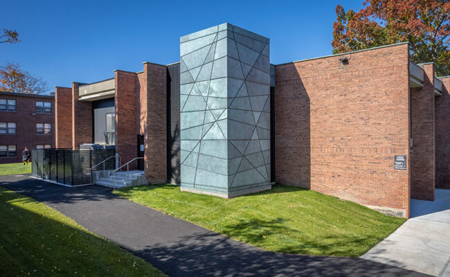 side view of little center michelson theatre