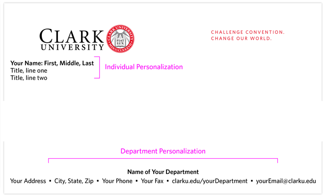 Example letterhead