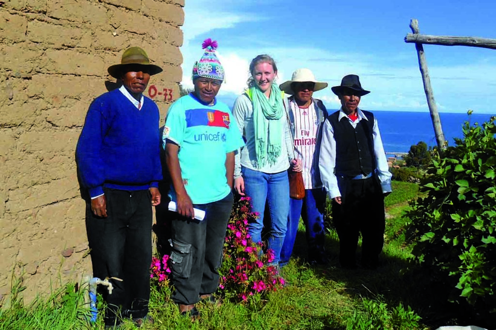 Geller Award recipient, traveled to Peru to conduct research for her master's thesis.