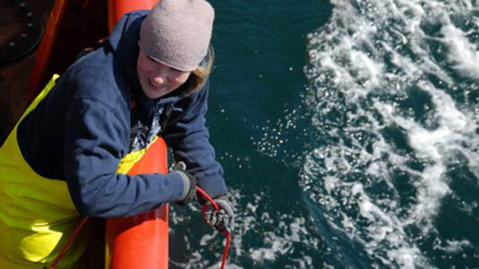 Professor Karen Frey prepares for summer field study of decreasing Arctic sea ice