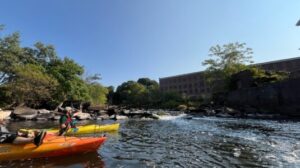 paddle boats on blackstone river