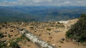 aerial view of Petra