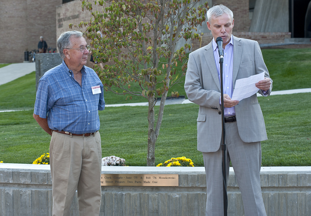 From roof to road, Clark’s campus bears Paul Bottis’ stamp