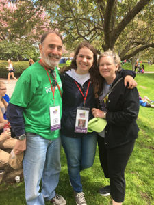 shot of people standing in park