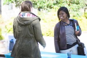 Community survey tabling photo