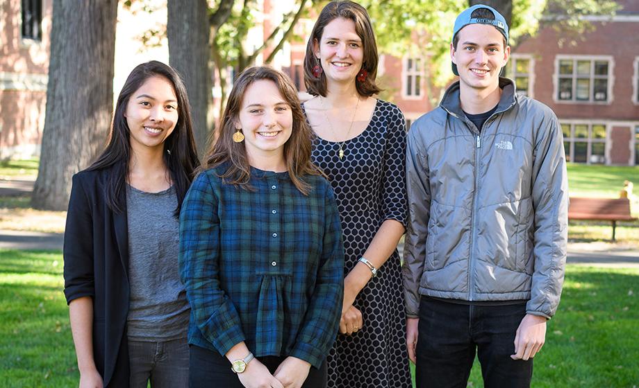 Clark honors undergraduates who served as NOAA fellows