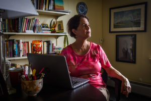 Maria Acosta Cruz sitting in chair