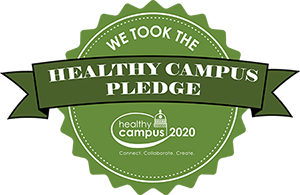 Health campus pledge logo