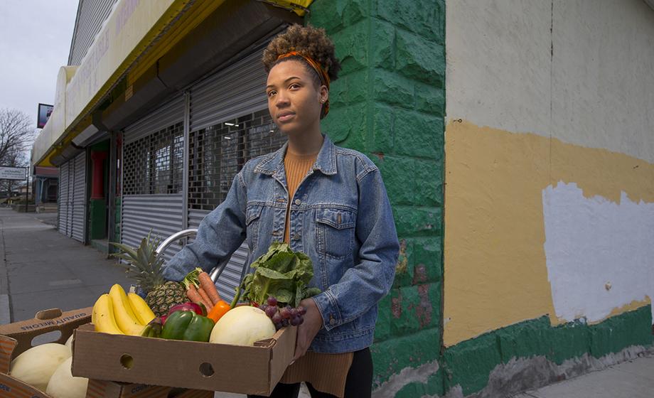 Kaiomi Inniss ’19 is hunger’s enemy